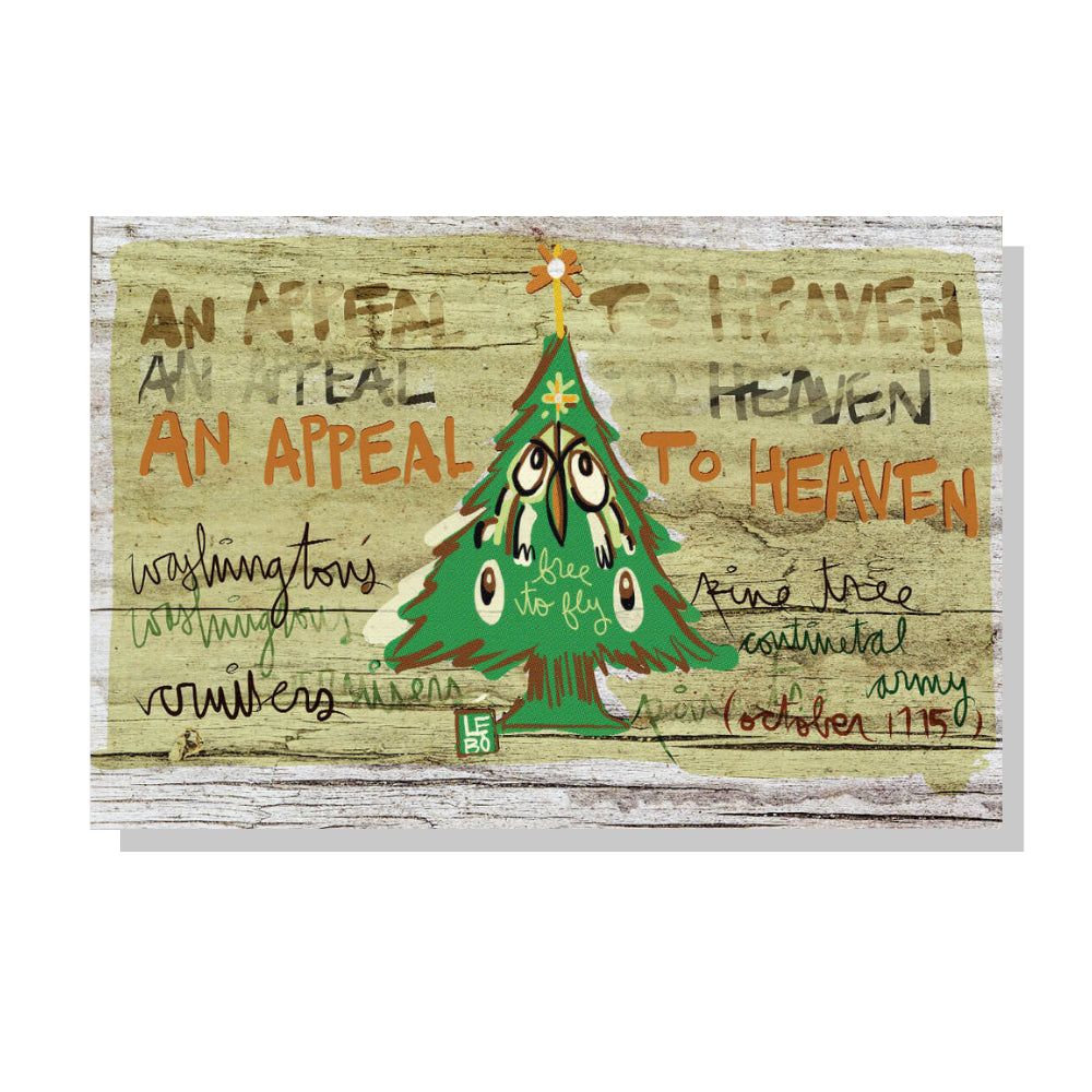 Free to Fly, An Appeal to Heaven Flag - Lebo Steel Mineral Print